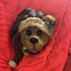Charming Holiday Bear Wall Ornament